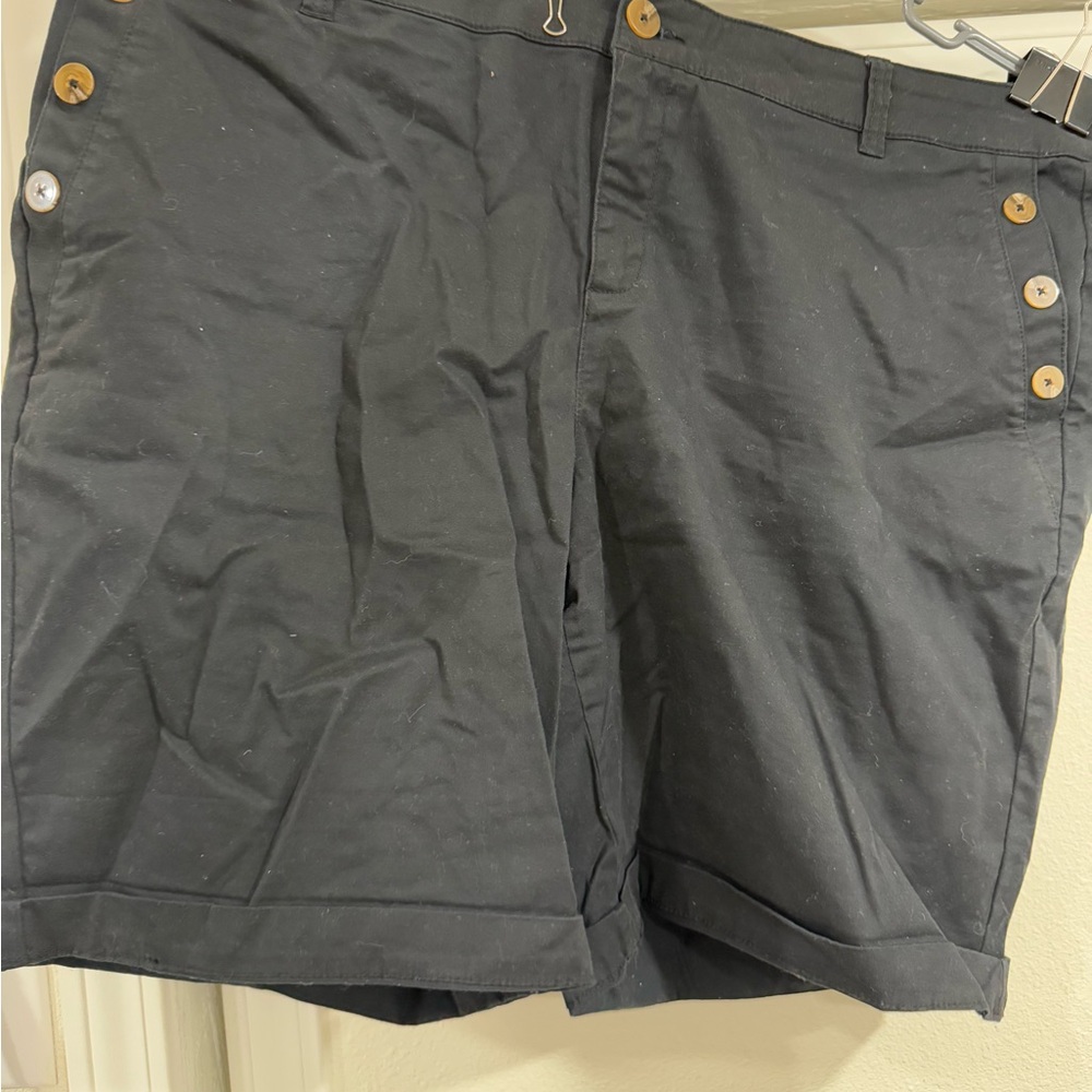 Lane Bryant Black Women's Bermudas